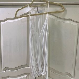 white fancy tank top